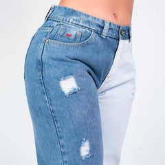 Mom Jean Doble Color - Ranset Jeans