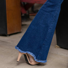 Pantalón Campana Azul Oscuro - Ranset Jeans