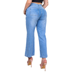 Culotte Jeans Cargo Colores - Ranset Jeans